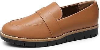 DREAM PAIRSWomen's Loafers, Slip-On Business Casual Shopping Work Comfortble Shoes