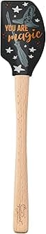 Tovolo You Are Magic Wood Handled Spatulart Spatula for Food and Meal Prep, Baking, Mixing & Turning