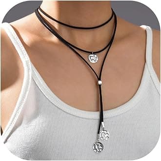Roe Dolph Western Choker Necklaces for Women Turquoise Necklace Boho Jewelry Accessories Country Concert Outfits for Women Brown Leather Western Accessories