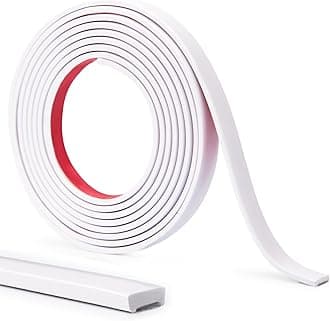 LONGKING 30 ft Peel and Stick Trim, Molding Trim for Walls, Edges, Borders, Backsplash Tile Edge, Flexible and Self Adhesive Trim, White