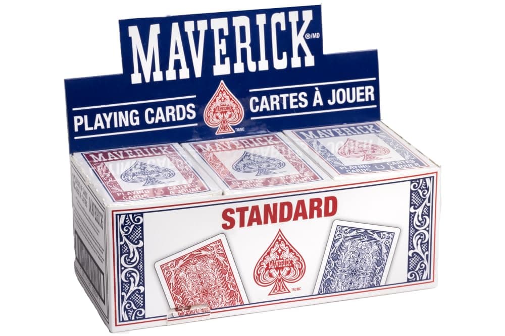 Maverick Playing Cards, Standard Index, 12 Pack