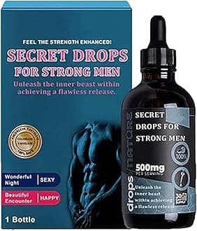 Secret Drops for Strong Men,Secret Happy Drops,Oral Drops,Passion Elixir,Enhancing Sensitivity and Pleasure, Boost Energy Levels (1pcs)
