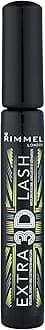 Rimmel London Extra 3D No. 003 Extreme Black Lash Mascara for Women, 0.27 Ounce