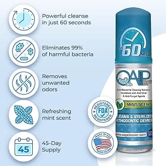 Vital Sleep Anti Snoring Device + Cleaner, Men's Size Snoring Solution, Adjustable, Custom Fit Snoring Mouthpiece, USA Made Snoring Mouth Guard, Aid Device