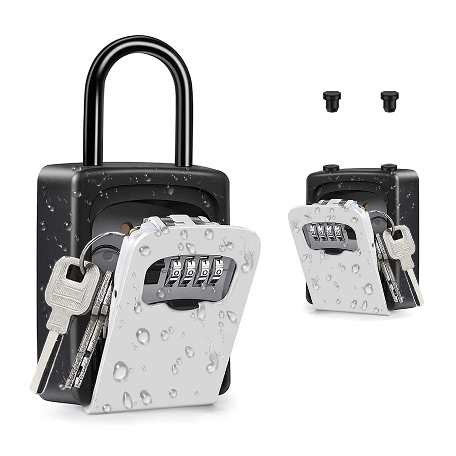 4 Digit Combination Key Safe Portable