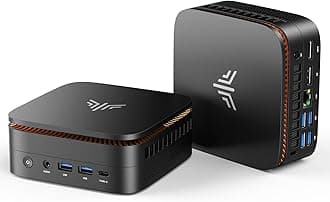 KAMRUI Desktop Mini PC, AK1PLUS 16GB RAM 1TB SSD Mini Computer with Alder Lake N100 Processor, Quad Core Small Computers 4K UHD, Support 2.5-inch SSD, WiFi6, Gigabit Ethernet, HTPC for Daily Use