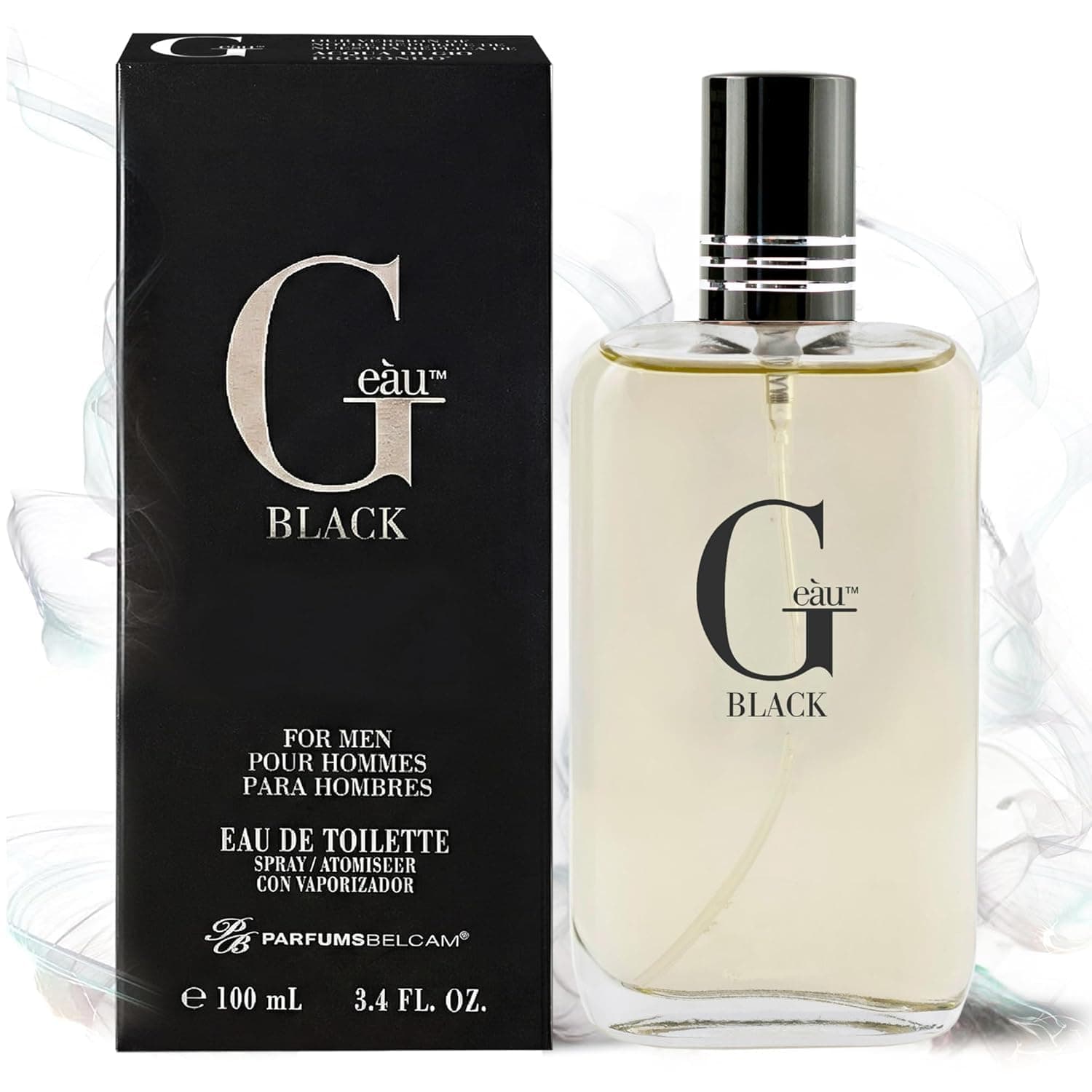 PB ParfumsBelcam G eàu Black Eau De Toilette Spray for Men – 100 mL Affordabl...
