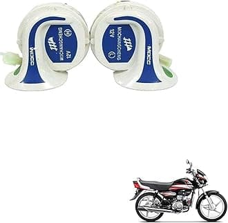 Kozdiko Mocc Horn Bike 18 in 1 Digital Tone Magic Horn Set of 2 Pcs for Bikes and Scooty