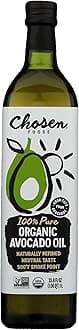 Organic Avocado Oil, 33.8 Fl Oz - All Purpose Cooking Oil made from 100% Pure Avocados - Non-GMO, Gluten-Free, Keto Friendly, Glyphosate Free - 1 Liter (Pack Of 1)