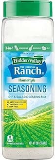 Hidden Valley Homestyle Ranch Seasoning and Salad Dressing Powder Mix, (20 Oz)