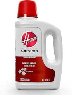 Hoover Renewal Carpet Cleaner Solution, 64 oz., Fresh Meadows Scent, Everyday Carpet Shampoo Solution, Removes Dirt and Grime from Carpet and Upholstery, Pair with Hoover Carpet Cleaner Machine