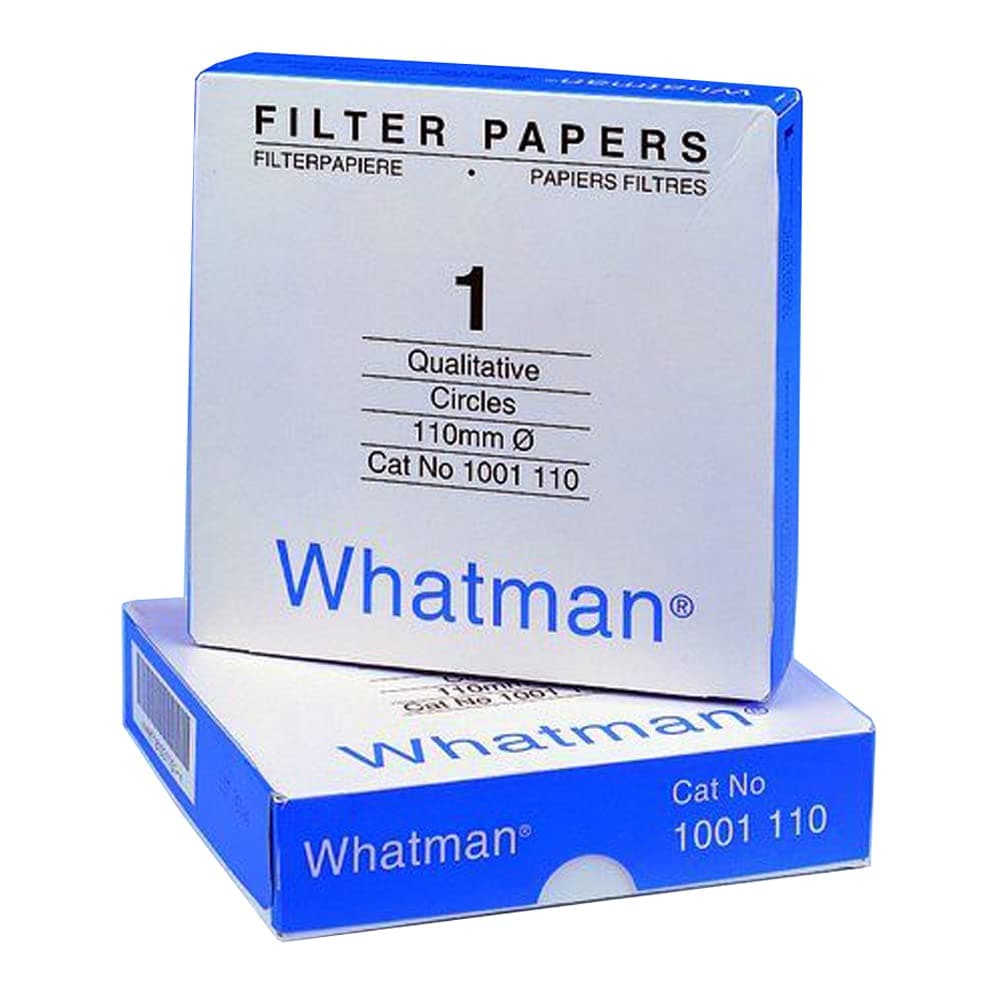 1001-325 Quantitative Filter Paper Circles, 11 Micron, 10.5 s/100mL/sq inch Flow Rate, Grade 1, 25mm Diameter (Pack of 100)