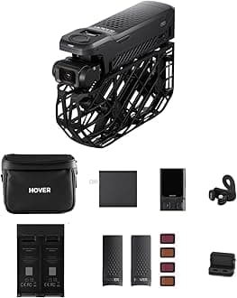 HOVERAir X1 PRO 4K Action Flying Camera, Foldable Drone with Camera with 26Mph Follow Speed, 15+ Fully Automatic Flight Modes, Fly Anywhere with OmniTerrain, SmoothCapture 2.0(Cycling Combo)