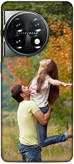 Expromium Customised Mobile Back Case for Oneplus 11R 5G (Own Photo with Frame, Name, Text, Font, Color), 3D Printed Hard Mobile Back Cover for Oneplus 11R 5G