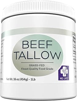 MD. Life Beef Tallow Food Grade Soap Candle Making Cooking Skincare Oil 16 oz