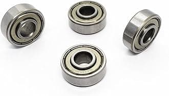 Rollator Caster Wheel Bearings,Wheelchair Caster Bearings,Rollator,Transport Chairs,Wheelchair,Universal Replacement Parts.ID8.0*OD22*T9mm,Compatible with 8.0MM (5/16") Wheel axles,STDS1011,(4pcs)