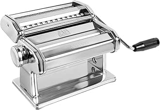 Marcato Pasta Machine, Pasta Maker, Pasta Roller for Handmade Fresh Pasta, Made in Italy, Chromed Steel. Model: Atlas 180