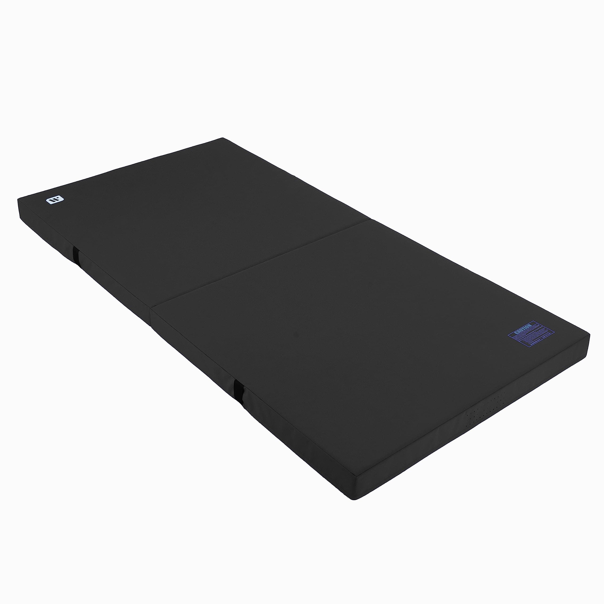 Bifolding Gymnastics Crash Landing Mat Pad, Safety for Tumbling, Back Handspring Training and Cheerleading
