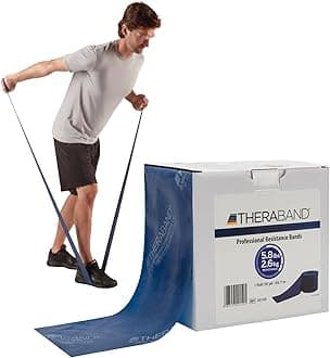 THERABAND Resistance Band, Special Heavy, 50-Yard Roll, Elastic Band for Exercise