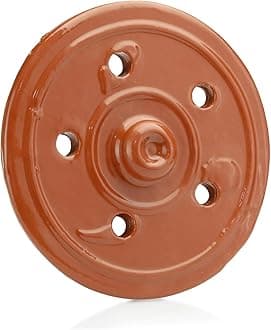 Clay Dolma Pot Lid Cover -Weighted Clay Lid for Dolma Cooking -Traditional Dolma Cover -Pot for Dolma -Clay Dolma Lid -Handcrafted Dolma Pot Cover(8,6 inch)