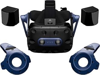 HTC Vive Pro 2 Virtual Reality System - 5K Resolution, 120Hz Refresh Rate, IPD Adjustment Dial - Blue - PC Compatible [Windows]