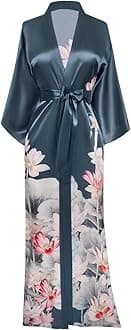 Washable Silk Kimono Robe