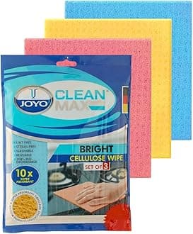Clean Max Bright Cellulose Wipes (3-Pieces)