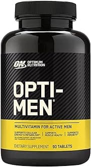 (ON) Opti-Men, Vitamin C, Zinc and Vitamin D, E, B12 for Immune Support Mens Daily Multivitamin Supplement - 90 Count