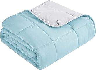 Topcee Weighted Blanket for Adults (15 lbs, 60" x 80") Queen Size Soft Cooling Heavy Blanket Sleeping, Apply to 130-160 lbs Body, Thick Breathable Blanket with Glass Bead, Easy Care