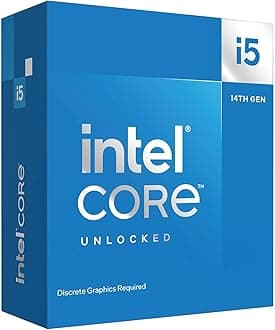 Core™ i5-14600KF Desktop Processor 14 cores (6 P-cores + 8 E-cores) up to 5.3 GHz
