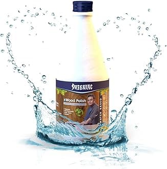 Water Based Interior Wood Polish | Odorless, Non-Flammable | Quick Dry Varnish | 100% Lead-Free | High Water Resistance | Eco-Friendly Polish for All Furniture - Satin Finish 1000ml