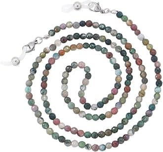 KAI Top Eyeglasses Fashion Beaded Face Mask Holder Lanyard for Women