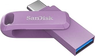 SanDisk Ultra Dual Drive Go Type-C 512B, OTG, Upto 400MB/S,usb3.2_gen_1 Pendrive, Lavender, 5Y Warranty (SDDDC3-512G-I46LPD)