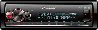 Pioneer MVH-S520DAB 1DIN Car Radio with RDS and DAB+, RGB Lighting, German Menu Navigation, Bluetooth, USB, iPod/iPhone Direct Control, Hands-Free Kit, Smart Sync