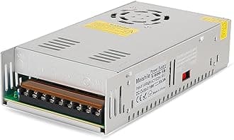 MEISHILE 18V 33A 600W LED Driver Switching Power Supply 110/220VAC-DC18V Transformer Monitoring Power Supply Industrial Power Universal Electric machinery CCTV（SMPS） 600 Watts
