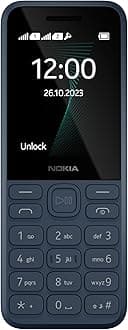 Nokia 130 Music | Built-in Powerful Loud Speaker with Music Player and Wireless FM Radio | Dedicated Music Buttons | Big 2.4” Display | 1 Month Standby Battery Life | Blue