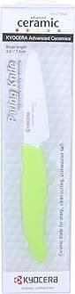 Advanced Ceramic Revolution Series 3-inch Paring Knife, Green Handle, White Blade