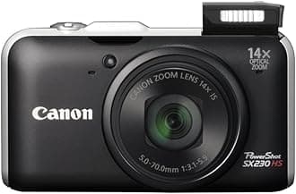Canon PowerShot SX230 HS (12.1 MP, 14x optical zoom) black