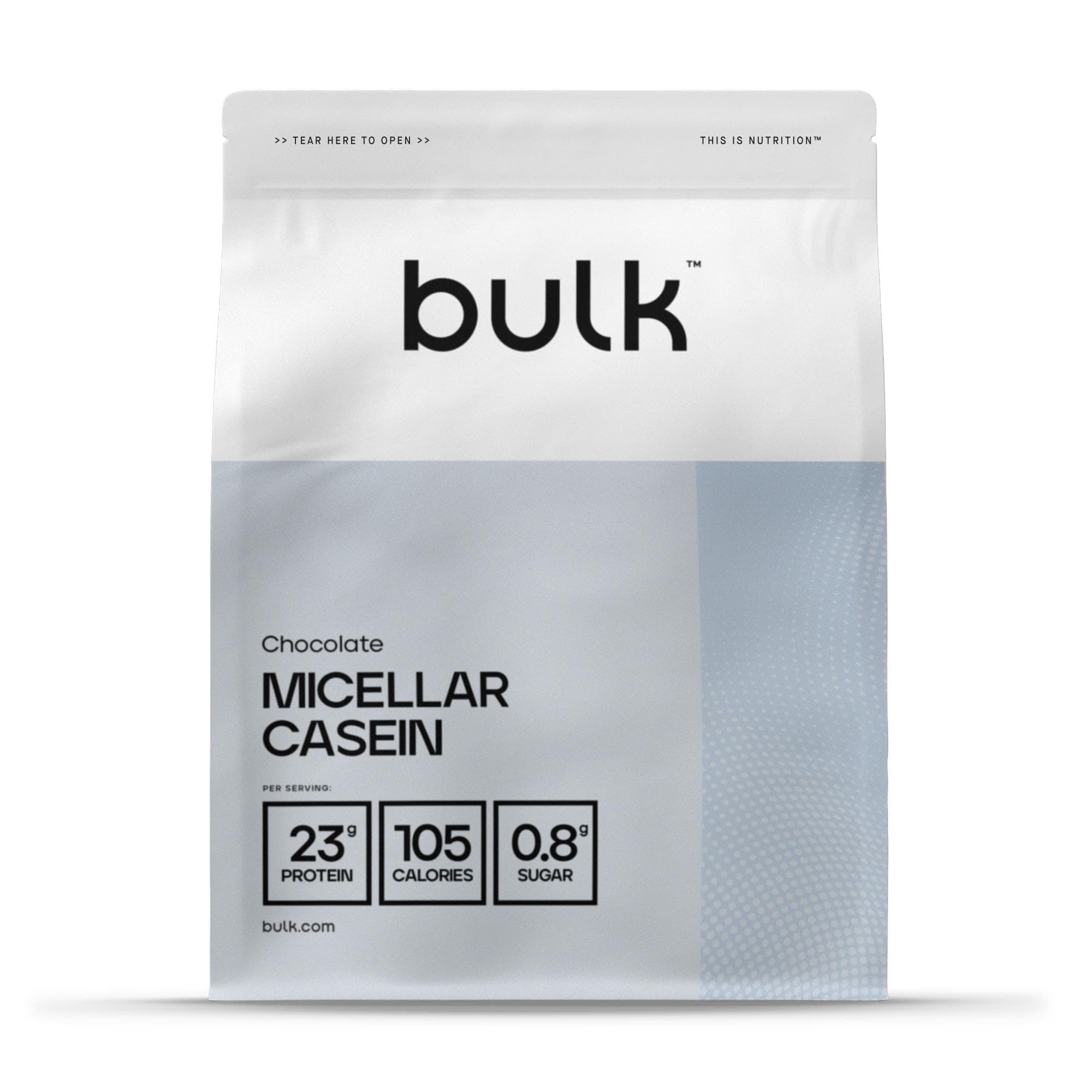 – Bulk Micellar Casein Protein Powder, Protein Shake, Chocolate, 500 g