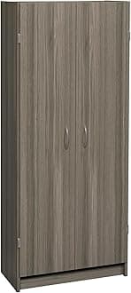 ClosetMaid Pantry Cabinet Cupboard with 2 Doors, Adjustable Shelves, Standing, Storage for Kitchen, Laundry or Utility Room, White