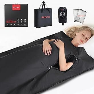 Infrared Sauna Blanket, Portable Sauna Blanket for Detoxification, Personal Sauna for Home Relaxation, 1-60 Mins Timer, 86-158℉ Temp Range, 6 ft x 2.6 ft, Oxford Fabric Cover