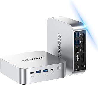 ACEMAGIC Mini Pc 11 Pro, AMD Ryzen 3 4300U Processor up to 3.7 GHz Mini Computers, 16GB DDR4 1TB SSD, 4K Triple Display WiFi5 BT4.2 VESA Micro Small Pc for Business and Home, Mini Desktop