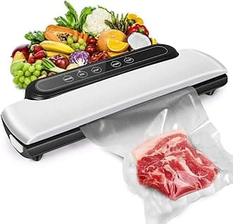 PROTON New Upgraded Vacuum Sealer Machine, Automatic Air Sealing System for Food Preservation Storage Saver, Dry & Moist Modes