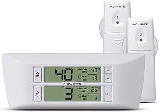 AcuRite 00986M Refrigerator/Freezer Wireless Digital Thermometer