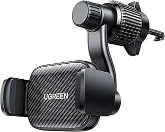 Car Phone Holder Car Mount, [360° Rotation & Wider Clamp], No Blocking Air Vent Mobile Holder, Fit for iPhone 16/15/14/13, Samsung S25/24/23/Z Flip, All 4.7-7.2" Smartphone Accessories