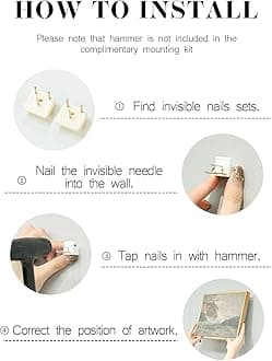 InSimSea Framed Canvas Wall Art, Vintage Wall Decor, Fall Floral Dark Moody Painting for Living Room, Bedroom Autumn Country Retro Flower Print Pictures Decorations,12x16inch