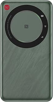 U30 Air Pocket WiFi Router Global Version 5G, 867Mbps WiFi 5 (802.11ac), Dual-Mode 5G (SA/NSA), 7-Antenna 4x4 MIMO, 10-Device Connectivity, NFC One-Tap Pairing, 4500mAh Battery, USB-C 3.0, Green