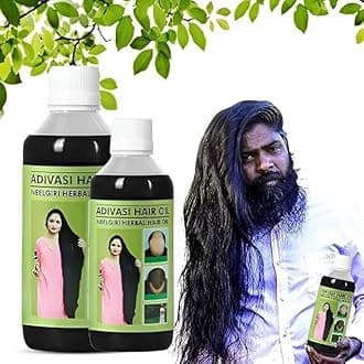 Original Adivasi 250ml Hair Growth Oil 108 Jadibuti IN 1 Original Hair Adivasi | Ayurvedic Adivasi Herbal Kesh tel with Natural Rosemary essential & Biotin Control Hairfall anti dandruff (PACK OF - 1)