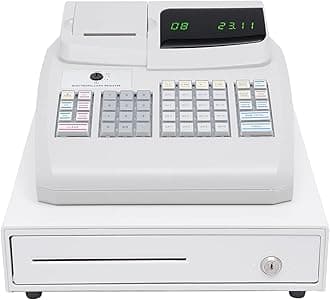 Cash Register for Small Businesses ARM 7 47 Keys Cash Management System Electronic Cash Register Menu Based Control System Cash Register with Thermal Printer and Keys