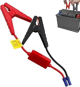 Car Battery Booster - Portable Battery Booster Cables, emergencyy Jump Starter Pack, EC5 Plug Connector Car Starter Booster Pack, Vehicle Booster Cables suitable for Trucks, Motorcycles, and